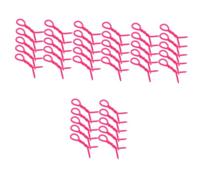 VINTORKY 40 Pcs Spiral Perm Rods Hair Curlers for Women Durable Silicone Small Hair Rollers for Waves Retro Curls Salon and Home Use Comfortable Grip and Break Resistant