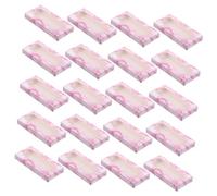 VINTORKY 40pcs Marble Pattern Empty Eyelash Packing Box Compact False Eyelash Organizer for Travel Beauty Salons and Makeup Storage Stylish and Lightweight Marble Design