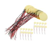 VINTORKY 40pcs Piezo Disc Piezo Trigger Buzzer for Guitar Instrument Leads Music Trigger Drum Disc Sounder Sensor for Acoustic Instruments Accessories