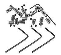 VINTORKY 40pcs Pin Backs Set Metal Locking Pin Keepers Clasp Badge Accessories Kit for Jewelry Making and Craft Use