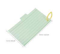 VINTORKY 450pcs Memo Pads Lined Notepads with 8 Binder Rings Thickened Paper Material Assorted Colour Easy Storage Keep Paper from Falling Apart for Journals and Memos Random Color