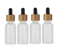 VINTORKY 4pcs 30ml Essential Oil Dropper Bottles Refillable Portable Subpackaging Bottles for Travel