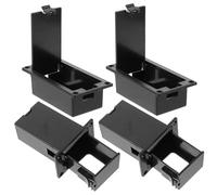 VINTORKY 4pcs 9V Battery Box for Guitar Pickup and Bass Plastic Battery Holder for Guitar Accessories