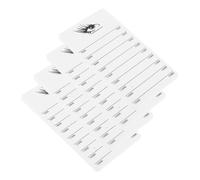 VINTORKY 4pcs Acrylic Eyelash Display Pallet with Stable Stand Easy Clean False Eyelash Holder Tray Organizer and Professional Makeup Use