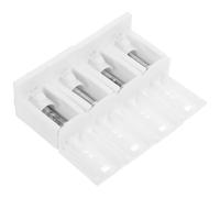 VINTORKY 4Pcs Adjustable Window Blind Brackets Made of Pom and Iron for Easy Mounting of Curtains Shower Curtains Suitable for Kitchen Bedroom and Office