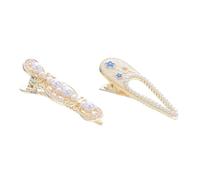 VINTORKY 4pcs Classic Hairpin Baroque Mini Hairpin Set Floral Palace Style Hair Barrettes for Women for Elegant Hairstyles Flower Hair Clips