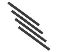 VINTORKY 4pcs Dustpan Replacement Edge Strips of Rubber Lip Bars for Dustpan Sealing Grip Enhancement