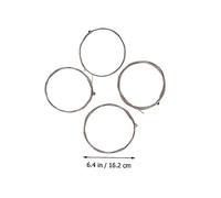 VINTORKY 4pcs Electric Bass Strings Replacement Durable Steel Copper Alloy Material Sound Quality Versatile for All Bass Guitars for Musicians the Go