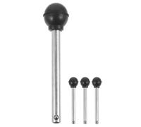 VINTORKY 4pcs Gym Weight Stack Pins Iron Replacement with Secure Locking and Easy Installation for Leisure Areas and Office Use Black