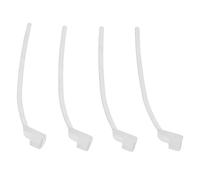 VINTORKY 4pcs Hearing Aid Fitting Support 85dB Silicone Ear Grip Holders for All Day Use Anti Slip Retainer Tail Replacement Locks Most Standard Devices
