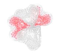 VINTORKY 4pcs Heart Shaped Gel Ice Packs Reusable Cooling Compress for Injuries for for Hot Cold Therapy Includes