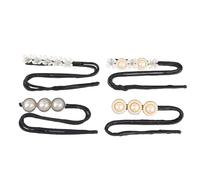 VINTORKY 4pcs Lazy Hair Device Hair Bun Tool with Pearl Hairpin for Messy Bun Styling Suitable for Quick Updo