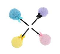 VINTORKY 4pcs Makeup Puff Pads Soft Plush Applicator for Face Multi Use Cosmetic Tool Sturdy Fabric for Wet Dry Application Lightweight Travel Friendly Foundation Setting