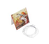 VINTORKY 4pcs Metal Violin Strings Replacement for Performance and Practice Durable Nickel Chromium Material Standard Tension for Extraordinary Tone for Violin Players