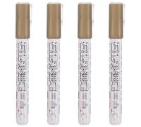 VINTORKY 4pcs Monument Paint Marker: Lasting Waterproof Gold Oil Based Marker - Restoration Stone Lettering Pen - Non Fading Weatherproof for Cemetery Landscape Repair