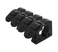 VINTORKY 4pcs Rubber Clamp Utility Tool Mounts for Pipes Quick Installation Fasteners for Car Boat Roof Rack Accessories Versatile Truck Panel Clamps