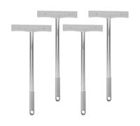 VINTORKY 4pcs Stainless Steel Handheld Sign Display Rods Resistant to Deformation and Easy Installation, Multi-function Welcome Sign Holder Rods for Ceremonies and Voting