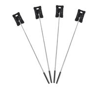 VINTORKY 4pcs Telescopic Parking Card Holders for Vehicles Plastic Rods for Contactless Gate Access and Toll Payment Fit for Cars Trucks Garage Parking Convenience