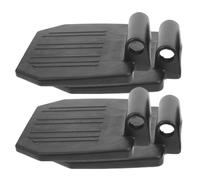VINTORKY 4pcs Universal Wheelchair Footrests Replacement, Japanese Style Black Pp Material Footplates with Flexible Orientation, Ensuring Safety for Wheelchairs and Transport Chairs