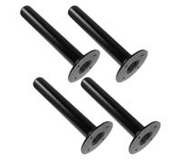 VINTORKY 4pcs Wall Mounted Weight Plate Rack for Home Gym, Iron Construction with Robust Weight Support and Effortless Plate Access, for Training Environment and Fitness Routines Storage