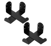 VINTORKY 4pcs Wall Mounted Yoga Mat Holder Metal Rack, Space Saving and Versatile Storage Solution with Modern Aesthetics, for Exercise Room and Home Gym Organisation