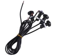 VINTORKY 4pcs Waterproof Eagle Eye LED Lights for Electric Car and Truck, 12v 10w Blue Aluminum Alloy Decorative Lamps, Shockproof Night Lights for Outdoor Automotive Use