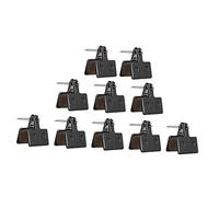 VINTORKY 5 Pairs Mountain Bike Disc Brake Pads Resin Semi Metallic Brake Block Replacement for Smooth Road Riding Practical Easy to Install