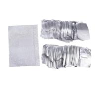 VINTORKY 500pcs Nail Tin Foil Wraps Remover Pads 5 Packs Manicures Polish Remover Foil Gel Wraps for Nail Art Cleaning and Gel Removal