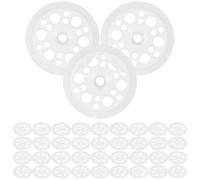 VINTORKY 500pcs Plastic Flat Washers 45mm for Rigid Foam Board Fastening, Lasting Support and Optimal Load Distribution, Suitable for Wall Panel and Foam Board in Commercial and Residential
