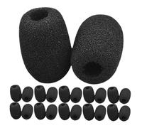 VINTORKY 50pcs Headset Microphone Covers Mic Foam Cover for Amplifiers Soft Sponge Windscreen Noise Reduction for Headphones