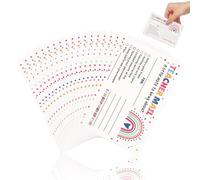 VINTORKY 50pcs Teacher Mail Notes Postcards for Parents to Send Positive Feedback Home with Easy to Write Paper Incentive Cards for Preschool and Kindergarten Classroom Behaviour Management