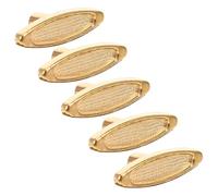 VINTORKY 5pcs Anodised Aluminium Music Box Winding Keys 10mm T Shape Handle Bar Key Replacement Parts for Clockwork Movement DIY Music Box Accessories Golden