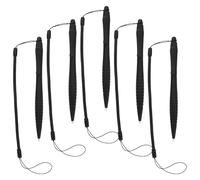 VINTORKY 5pcs Anti-loss Stylus Pen with Coiled Lanyard for Tablets and Phones High Sensitivity Precise Tip Drawing and Writing Stylus Compatible with Capacitive and Resistive Touchscreen