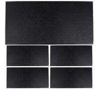 VINTORKY 5pcs Beekeeping Foundation Sheets Plastic Honeycomb Base Not Easy to Break for British National Hive Frames