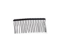 VINTORKY 5pcs Black Metal Hair Combs for Women Tooth Twisted Design Elegant Veil Insert Combs for Weddings Dances and Daily Use Hair Accessories for All Occasions