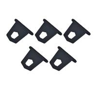 VINTORKY 5pcs Black Rv Awning Hooks Rubber Hangers Camper Awning Accessory Small Hanging Hooks for Motorhome Caravan Camping Supplies