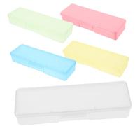 VINTORKY 5pcs Fibre Tip Lash Tweezers Holder Empty Tweezer Case Eyelash Storage Case Lash Packaging Makeup Travel Storage