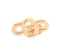 VINTORKY 5pcs Guitar Toggle Plate Rhythm Treble Washer Ring Replacement for Electric Guitar Gn603 Easy Install Sturdy Material Includes Part Number Inspection Date