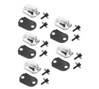 VINTORKY 5pcs Metal Drum Lugs Snare Drum Lug Connector Claw Hook Pointed Design for Improved Sound Percussion Accessories Random Color