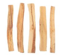 VINTORKY 5pcs Peruvian Sangmu Wood Crafting Sticks Fire-Smoked Wooden Rods for Home Fragrance Purification and Ritual Use, Handmade Natural Wood Craft Supplies for DIY Projects