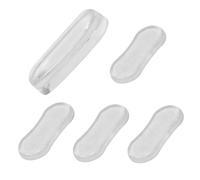 VINTORKY 5pcs Self-Adhesive Toilet Lid Bumpers Silicone Pu Pads Cushion Simple Installation Protect Toilet Lid Bathroom Safety Accessories