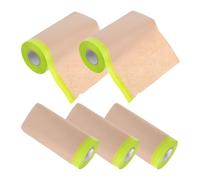 VINTORKY 5pcs Semi- Masking Paper for Automotive Painting Covering, Brown Paper, for Artists and Designers, Easy to Cut, Writable Surface