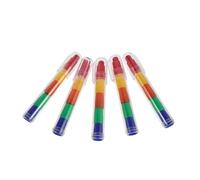 VINTORKY 5pcs Stacking Buildable 5 Colors Crayons - Multi-Color Pen for Kids Children Party Favors - Stackable Crayons for Home Classroom