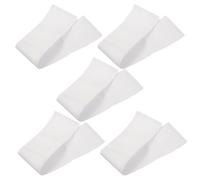 VINTORKY 5pcs White Adjustable Nylon Soccer Captain Armbands for Sport Team Training with Versatile Use, Sl nd Simple Design for Youth and Unisex Players