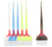 VINTORKY 6 Pcs Hair Coloring Brushes Soft Tint Applicator Tools for Easy Hair Dyeing and Balayage Practical Hairdressing Tools for Salon Use and Home Styling