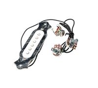 VINTORKY 6-string Guitar Pickup Replacement Part Black Frame Made of Metal Plastic (gmb331a)