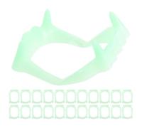 VINTORKY 60pcs Glow the Dark Fake Vampire Teeth Fangs with Realistic Design, Plastic Material for Cosplay and Games, Halloween Party Props and Vampire Costume Accessories