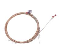 VINTORKY 6pcs Acoustic Guitar String Replacement Metal Folk Guitar Strings for Tone and Easy Installation for Musicians