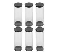 VINTORKY 6pcs Golf Ball Holder Pvc Tube 4.5x13.5cm Portable Golf Ball Container Storage Case for Outdoor Golfing Supplies
