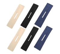 VINTORKY 6pcs Lazy Bun Maker Hair Styling Tools for Women Girls Flexible Hair Curler Clips in Black Beige Navy
